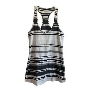 Lululemon Cool Racerback Striped Tank‎ Top - Size 2
